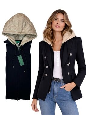 NWT BRUNNE Dickey Insert Compatible with Veronica Beard Blazers FRENCH TERRY